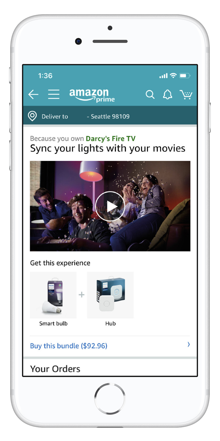 Home page discovery image placeholder