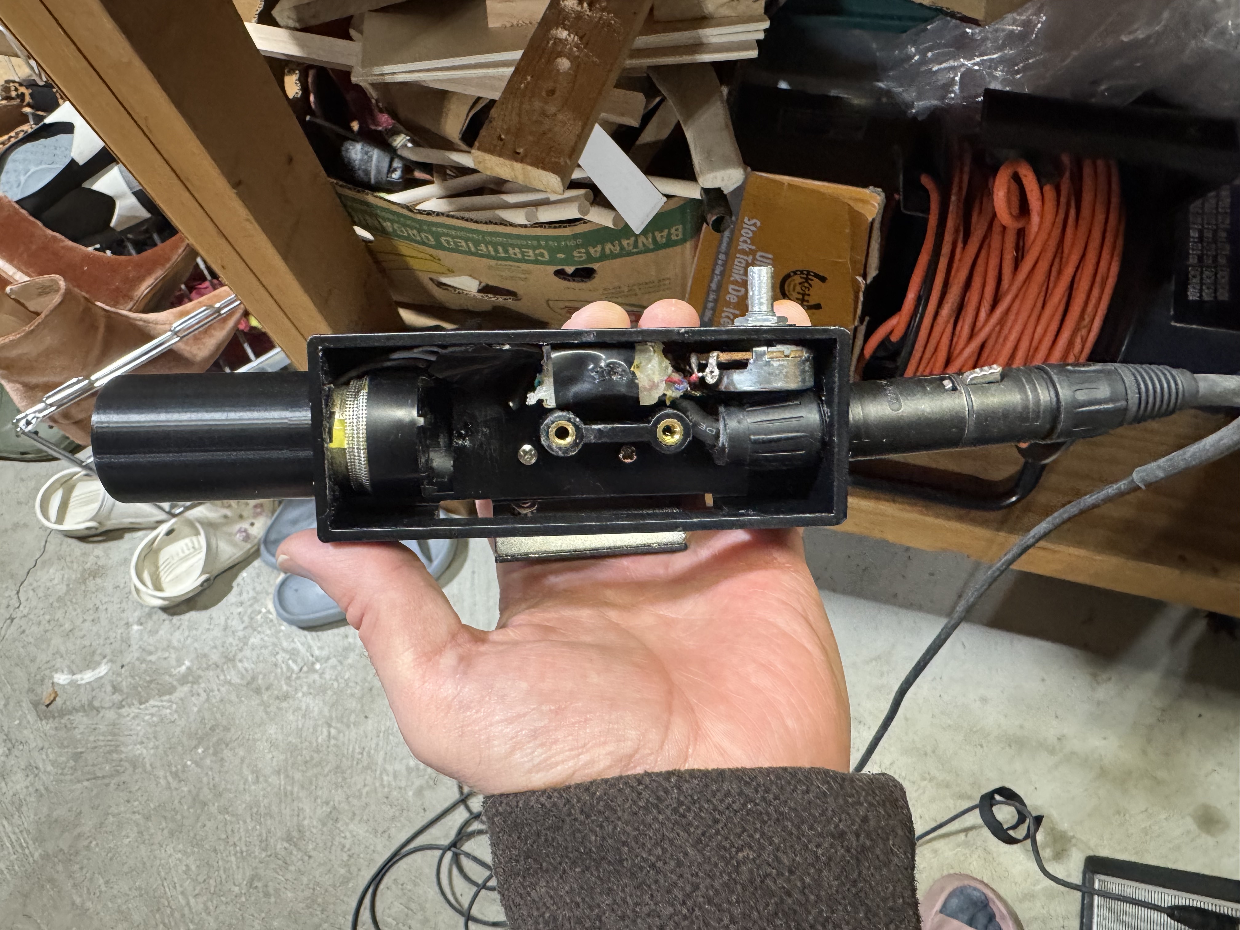 Assembled second prototype